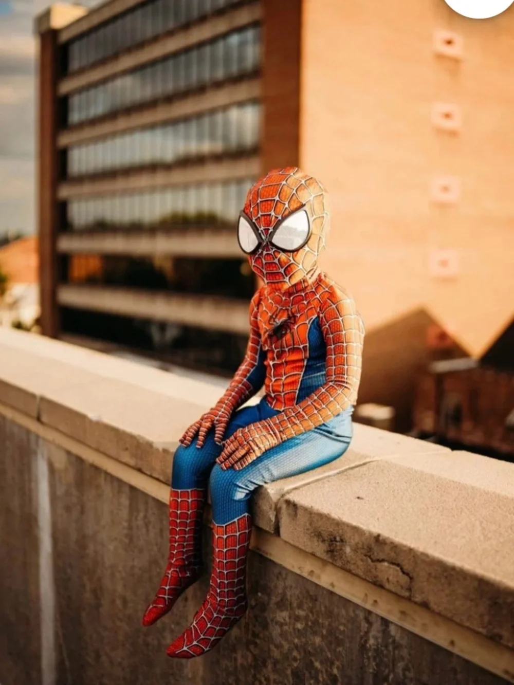 Hand made Spider-Man costume toddler boys 3/4